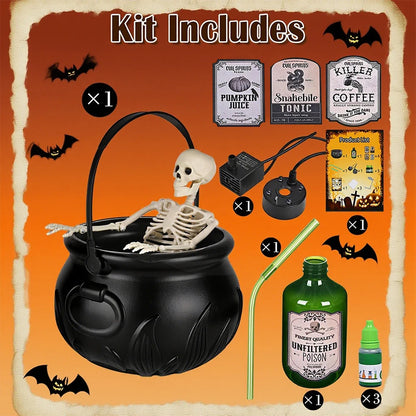 Halloween witch's cauldron.